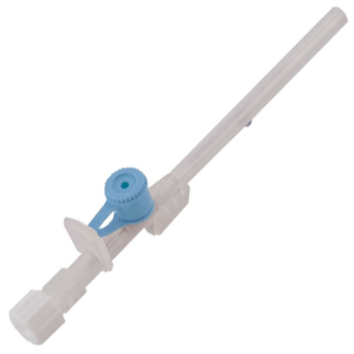 Branule cu valva albastre sterile 22G/0.90x25/CE - 100 bucati