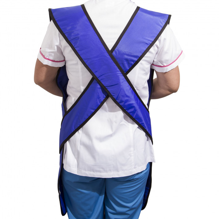 Sort chirurgical protectie radiologica, 0.50mm Pb, 60x100cm, albastru