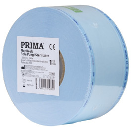Rola de pungi pentru sterilizare PRIMA, 100mmx200m, autoclav/EO Rola de pungi pentru sterilizare PRIMA, 100mmx200m, autoclav/EO