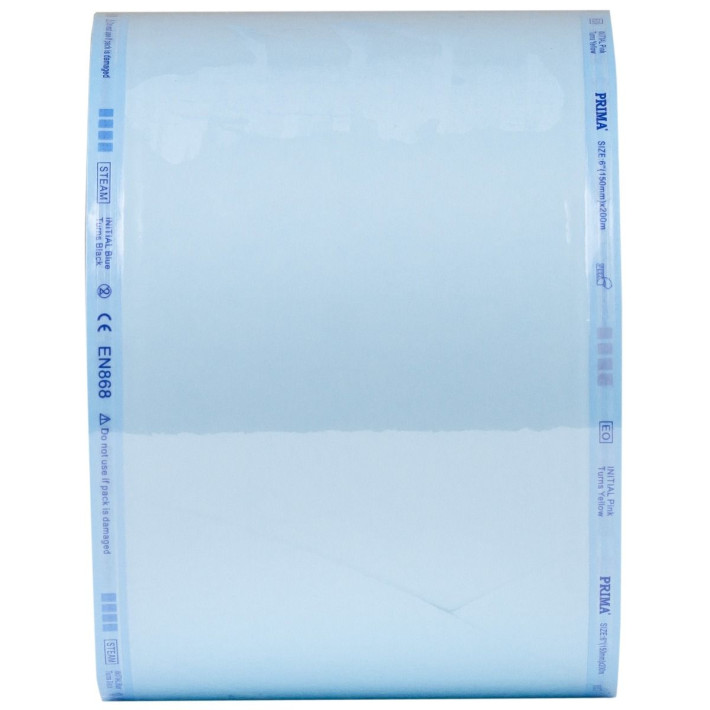 Rola de pungi pentru sterilizare PRIMA, 150mmx200m, autoclav/EO