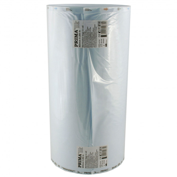 Rola de pungi pentru sterilizare PRIMA, 400mmx200m, autoclav/EO - 1 rola