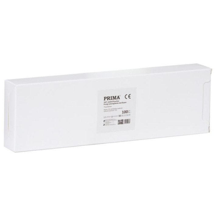 Pungi autosigilante sterilizare Autoclav/EO PRIMA, 75x250mm(55x200mm), 100 bucati