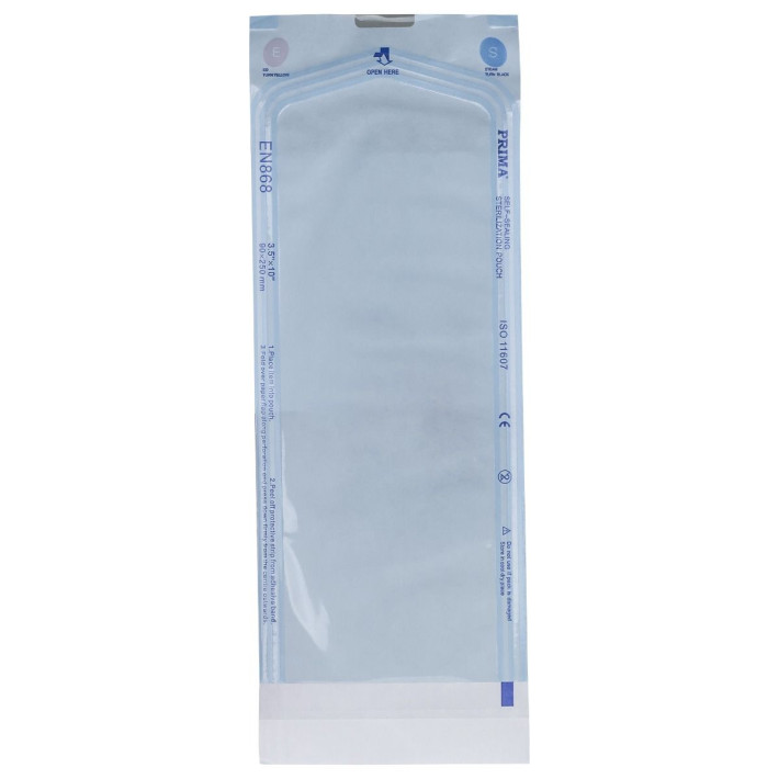Pungi autosigilante sterilizare Autoclav/EO PRIMA, 90x250mm(70x200mm), 100 bucati