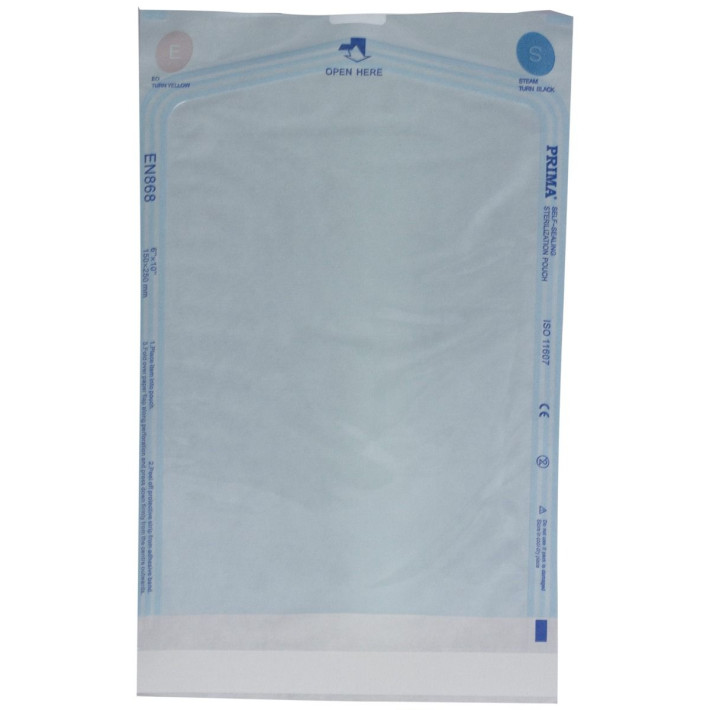 Pungi autosigilante sterilizare Autoclav/EO PRIMA, dimensiuni 150x250mm - 100 bucati