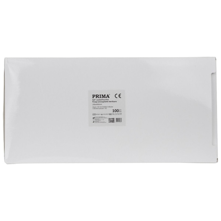 Pungi autosigilante sterilizare Autoclav/EO PRIMA, 200x400mm(180x335mm), 100 bucati Pungi autosigilante sterilizare Autoclav/EO PRIMA, 200x400mm(180x335mm), 100 bucati