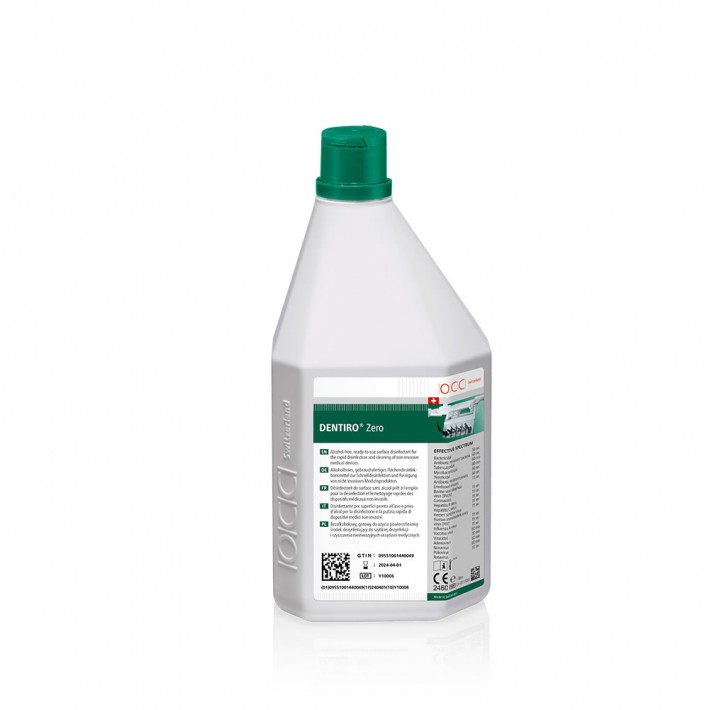 Dezinfectant suprafete FARA ALCOOL DENTIRO Zero - 1 litru Dezinfectant suprafete FARA ALCOOL DENTIRO Zero - 1 litru
