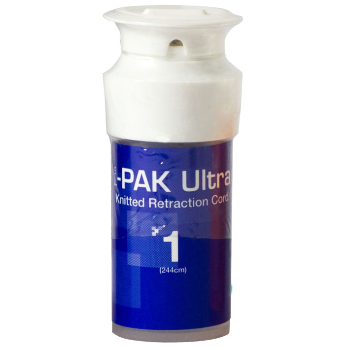 Rola snur retractie gingivala, gros-mediu (1), albastru-alb