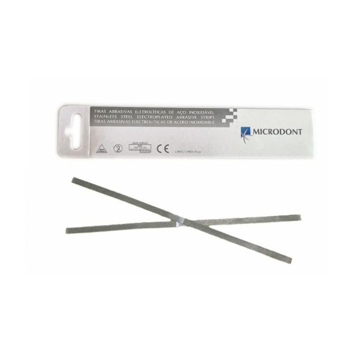 Benzi abrazive dentare, inox, 4/6 mm, 12 bucati