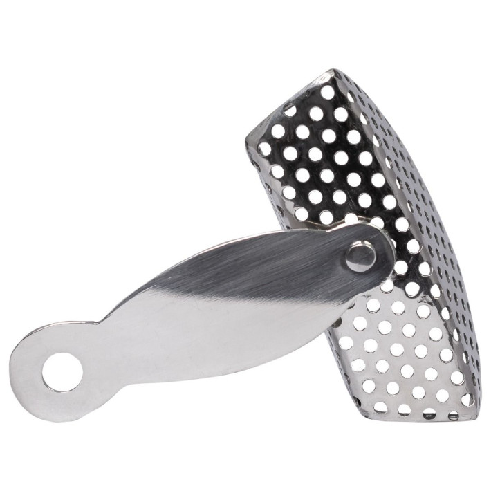 Lingura pentru amprenta partiala, rotativa, otel inoxidabil