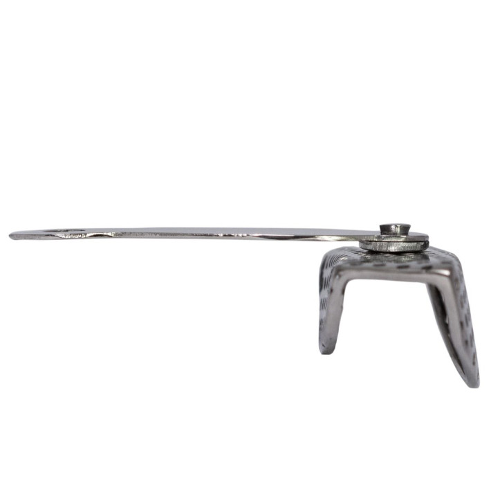 Lingura pentru amprenta partiala, rotativa, otel inoxidabil