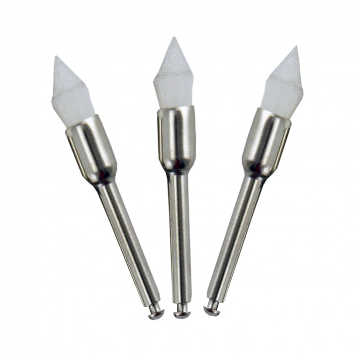 Periute detartraj si lustruire interdentara, PRIMA, din nylon - 10 bucati