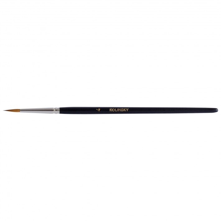 Pensula din par negru Kolinsky nr. 4  - 1 bucata
