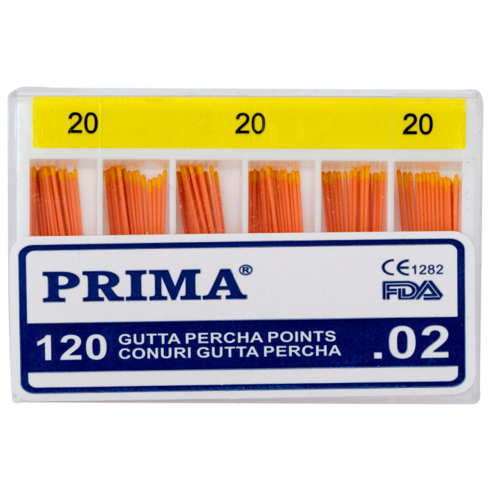 Conuri PRIMA Gutta Percha asortate si pe marimi