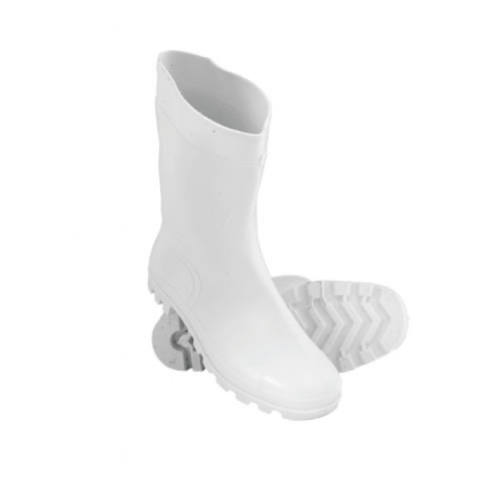 Cizme PVC nitril, albe, marimi 36 - 46