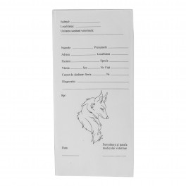 Retetar medical veterinar, A6, 100 file Retetar medical veterinar, A6, 100 file