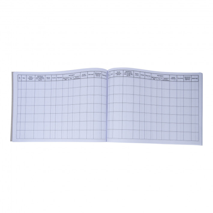 Registru pentru consultatii, uz veterinar, A4, 100 file