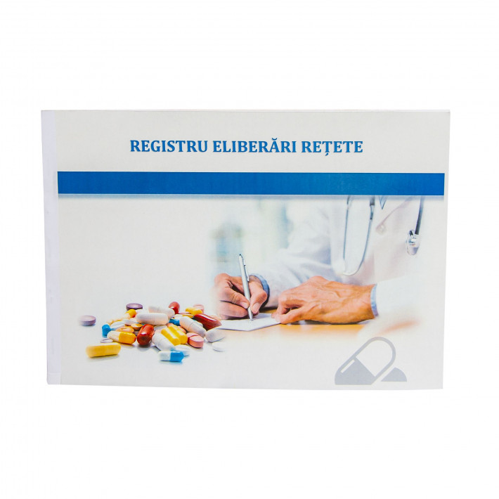 Registru eliberari retete, uz veterinar, A4, 50 file