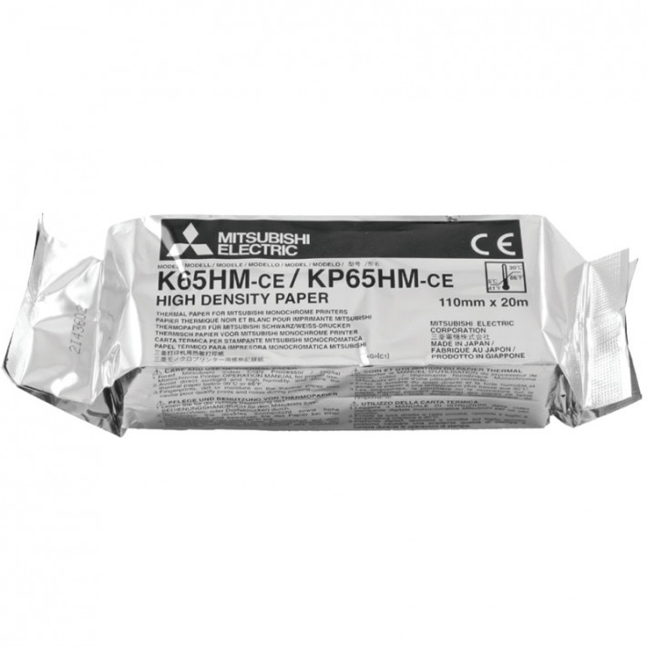 Hartie termica high density pentru Video Printer Mitsubishi 110mm x 20m (1 ROLA)