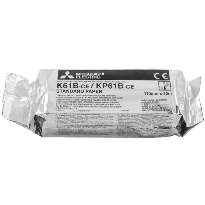 Hartie termica standard pentru Video Printer Mitsubishi, 110mm x 20m (1 ROLA)