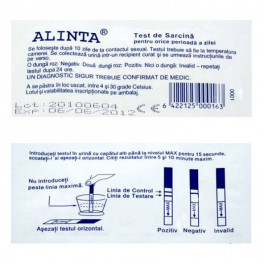 Test Sarcina tip banda HCG urina 25mm Laboquick - 1 bucata