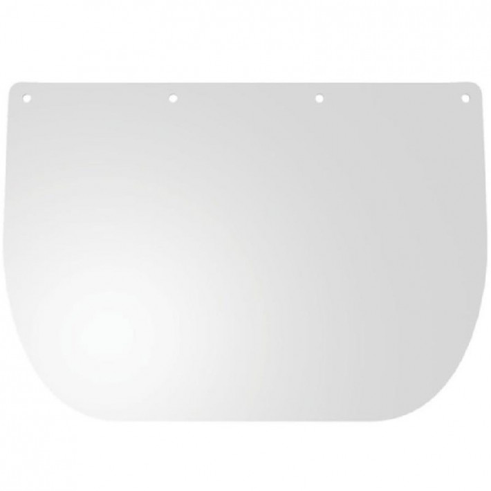 Ecran transparent pentru masca protectie ochi, 28x19cm, unica folosinta, plastic, anti-ceata - 10 bucati