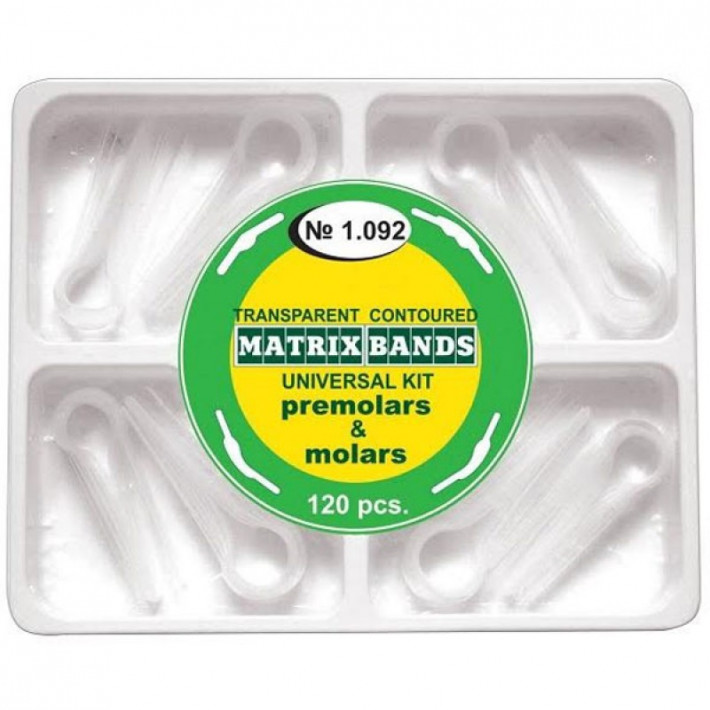 Matrici conturate Mylarcu, maner de fixare - 120 bucati