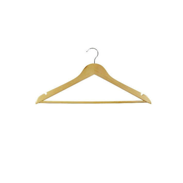 Umeras lemn lacuit cu carlig universal, 45cm (1 BUC)