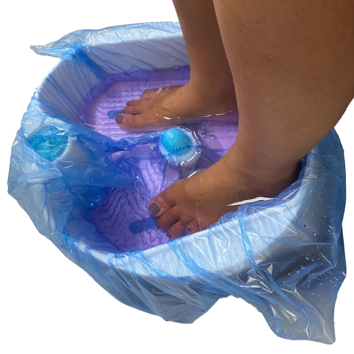 Saci bazin pentru pedichiura, din polietilena, 100buc, PRIMA