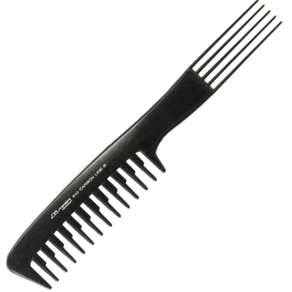 Professional Double-Ended Comb with Metal Pick