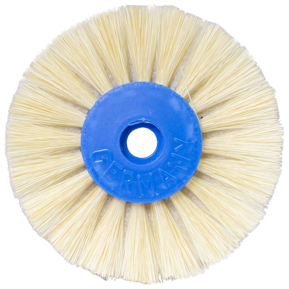 Perie B intercalata 2/65/55, PRIMA, cu burete, alba, diametru 8 cm