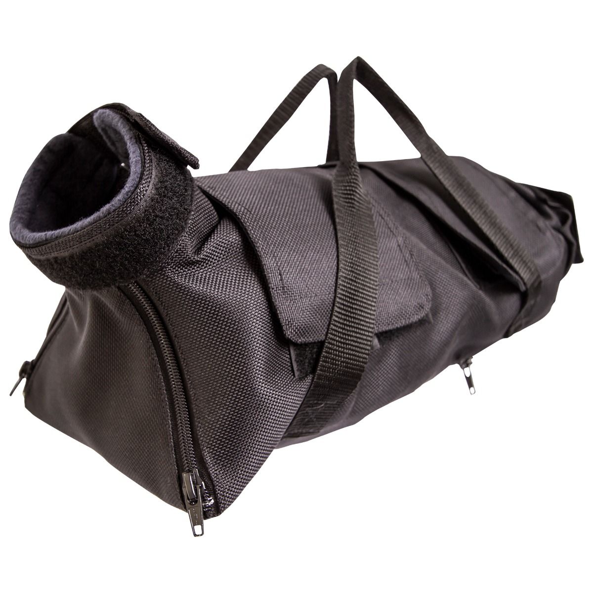 Geanta contentie si transport animale, S, 2-4kg, neagra, PRIMA, pentru ingrijirea labutelor, taierea unghiilor, anti-zgariere, examinare medicala, administrarea medicamentelor