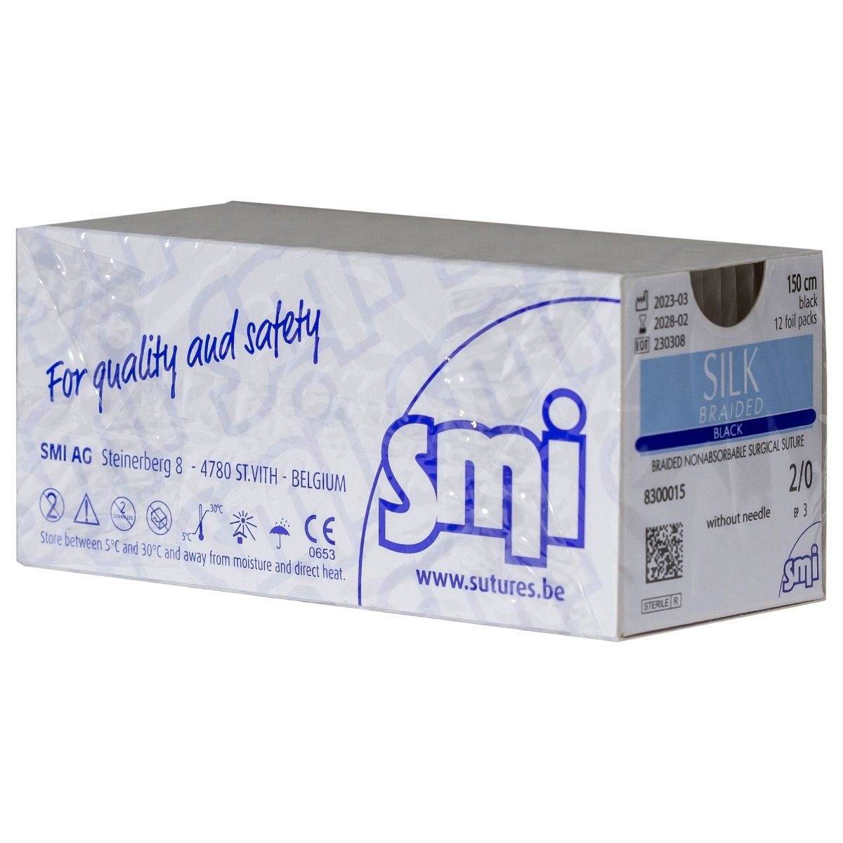 Sutura chirurgicala matase 150cm fara ac USP 2/0