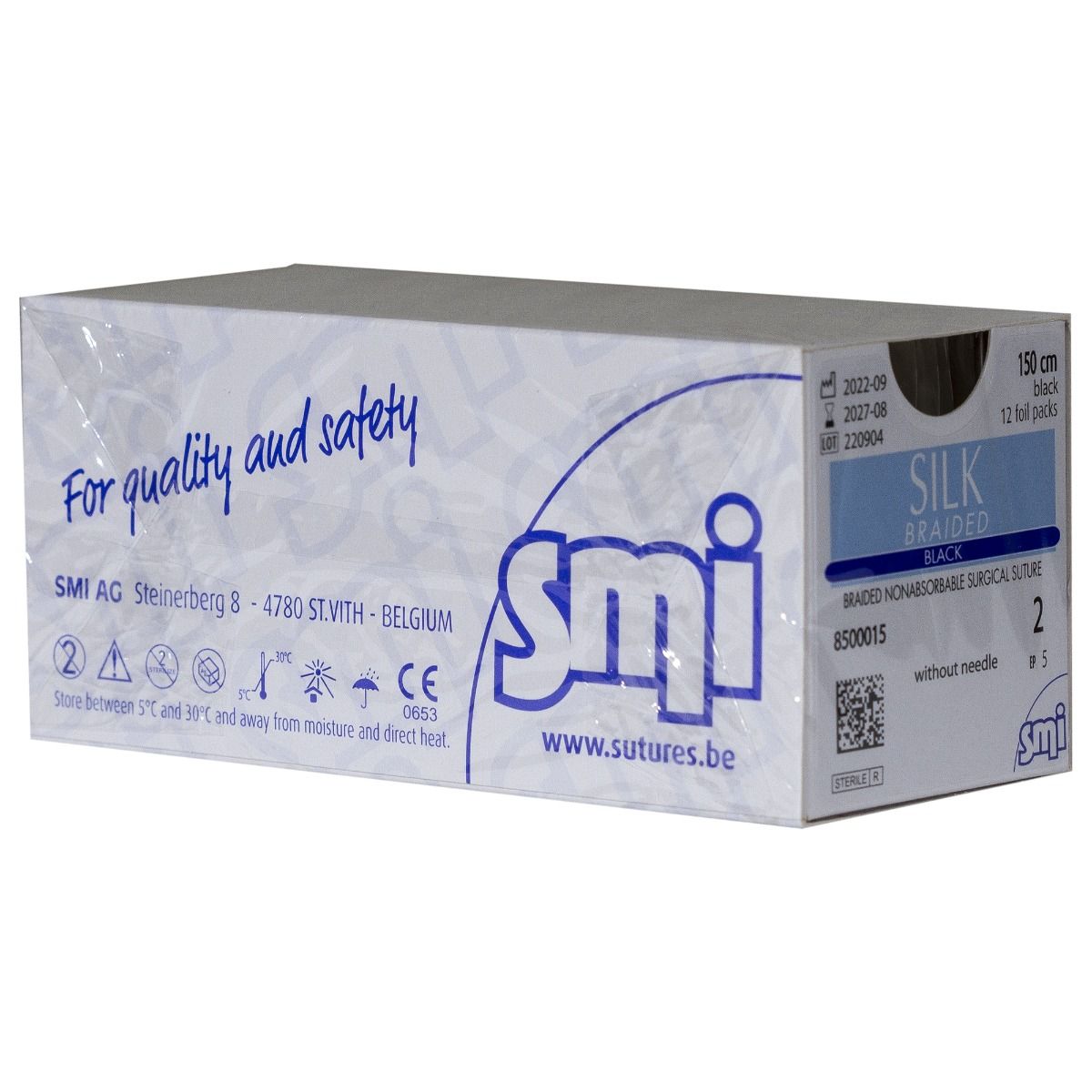 Sutura chirurgicala matase 150cm fara ac USP 2