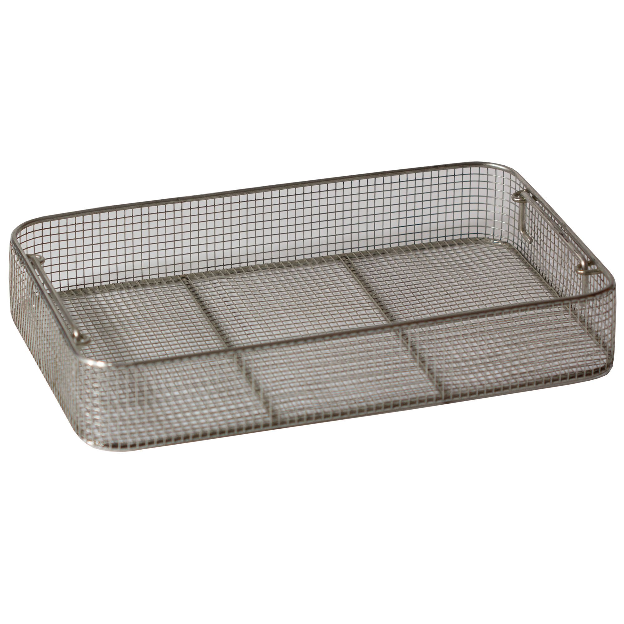PRIMA Stainless Steel Sterilization Basket for Medical Instruments, 405x255x70mm