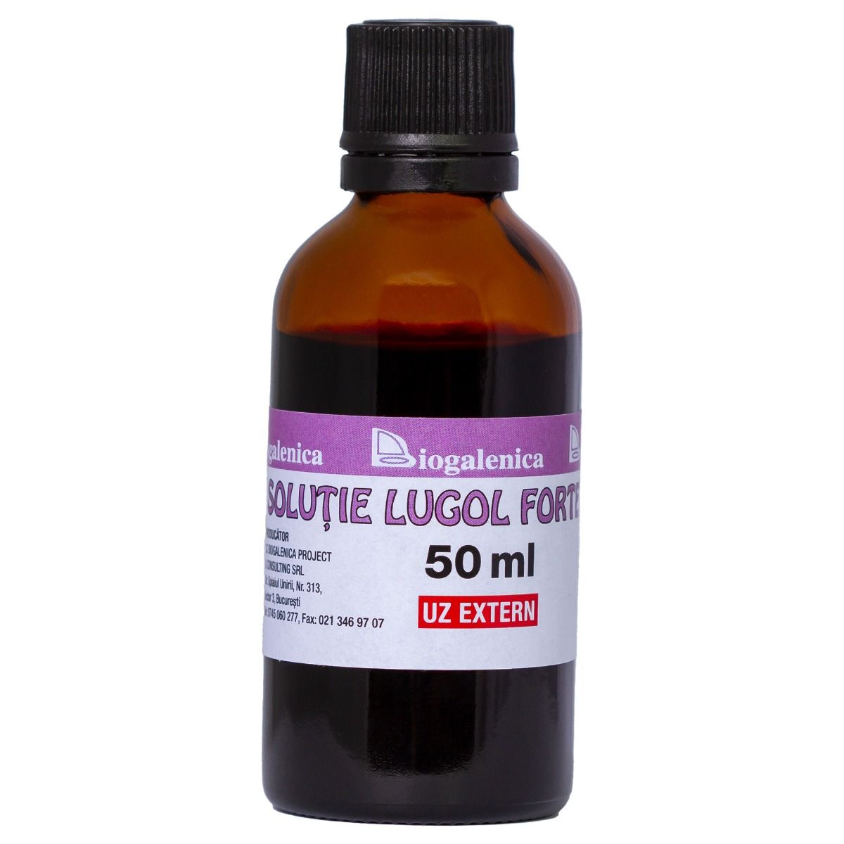 Solutie Lugol 5%, 50 ml – Antiseptic si dezinfectant cutanat