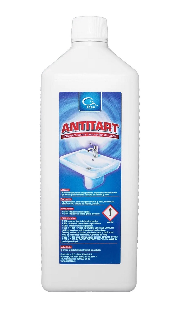 Detergent anticalcar pentru obiecte sanitare Antitart