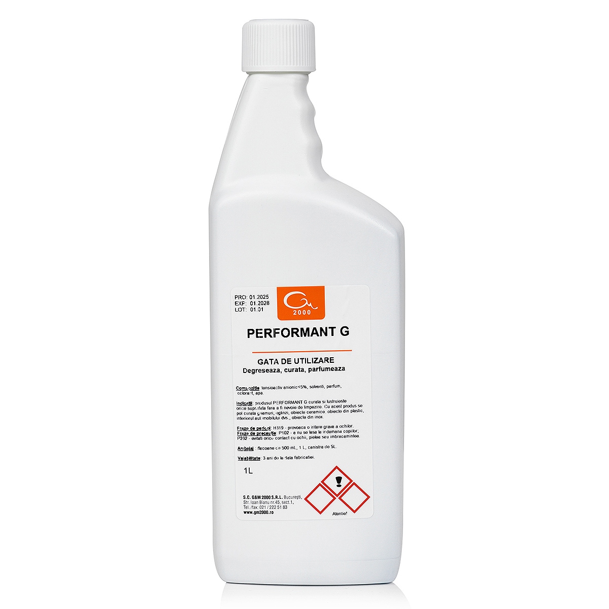 Detergent pentru geamuri și suprafețe lucioase Performant G