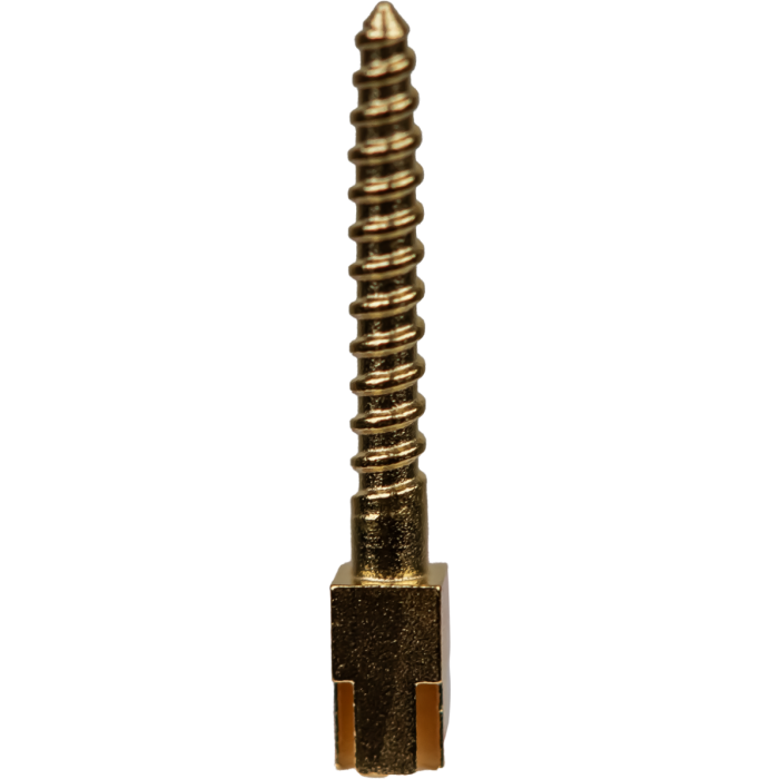 Pivoti endodontici din otel inox, auriti, diverse marimi, 12 buc