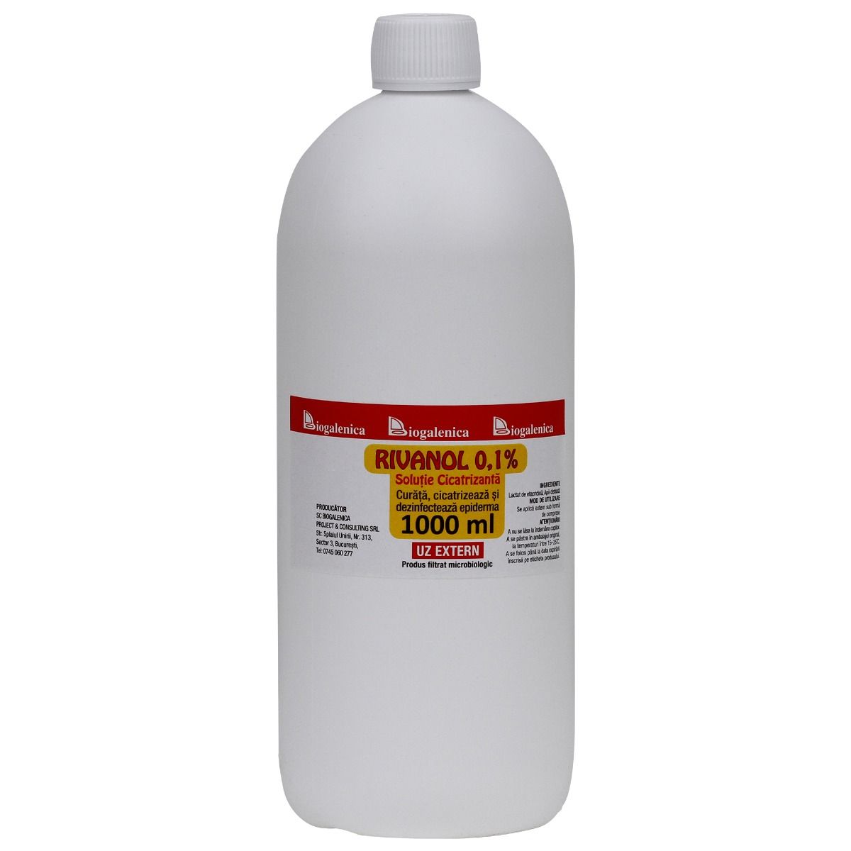 Solutie Rivanol 0.1%, 1000 ml