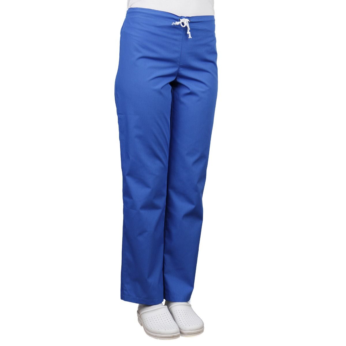 Pantalon unisex PRIMA, fara buzunare, tercot Albastru Deschis, marimea XS