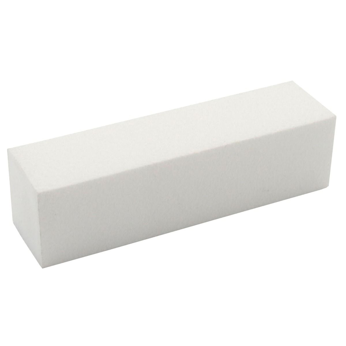 Buffer de unghii PRIMA, pentru pilit/lustruit, bloc alb, 10cm, granulatie 150