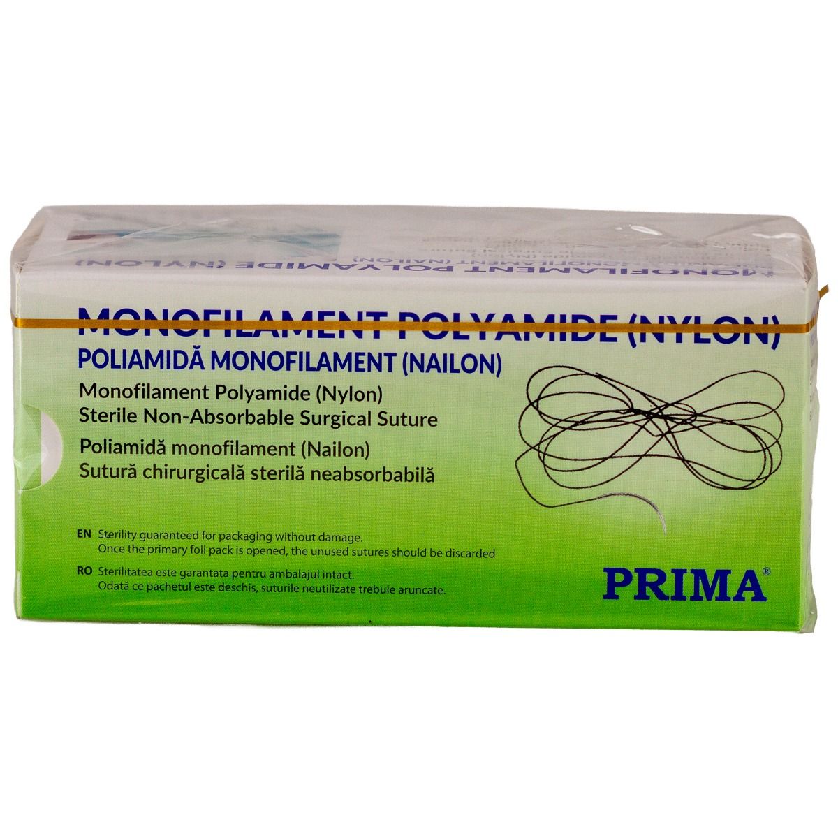Sutura chirurgicala nylon PRIMA 75cm ac rotund 1/2 20mm USP 2/0