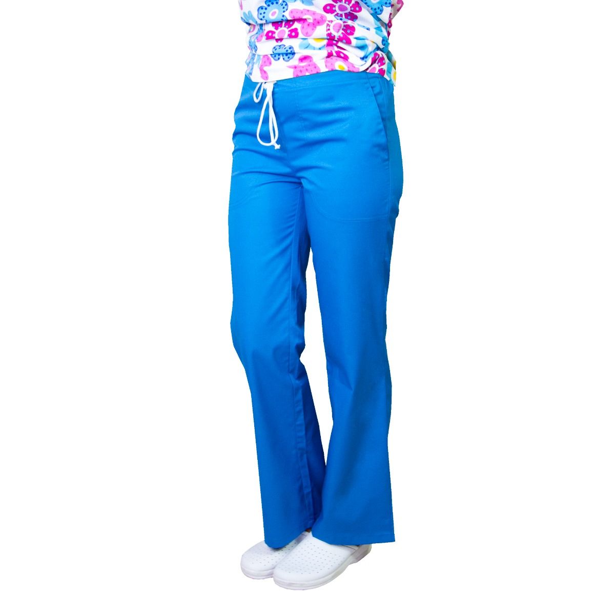 Pantaloni dama EVA Clasic albastri, XL - Uniforma Medicala