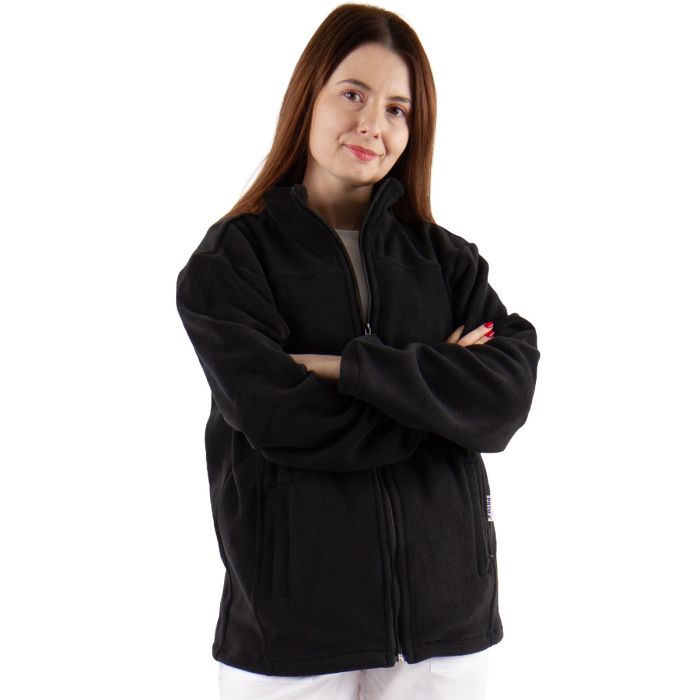 Jacheta medicala polar JOE, unisex, neagra
