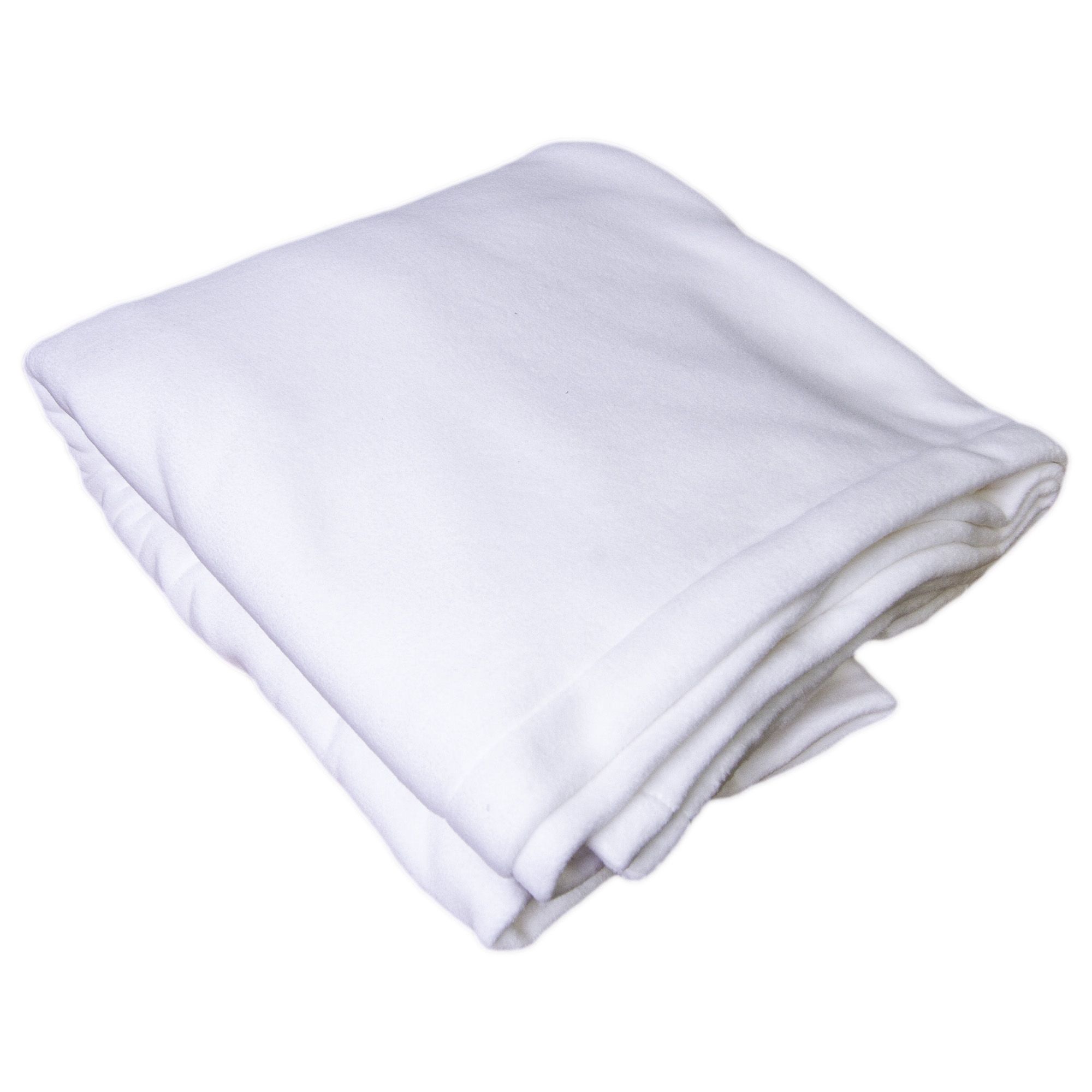 Pătură pufoasă polar fleece, PRIMA, 150x200cm, albă