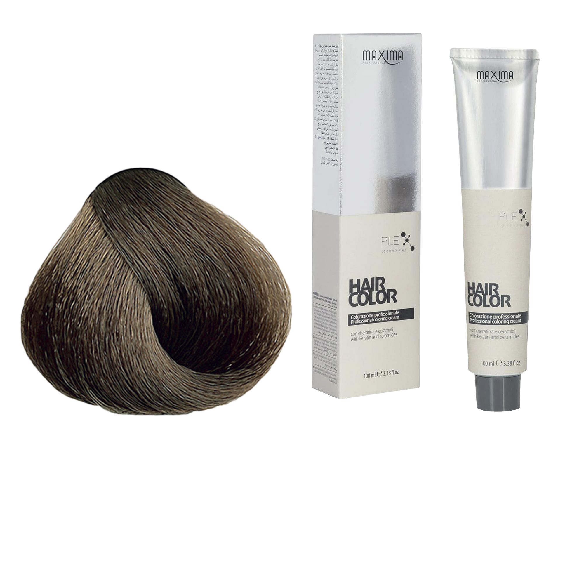 Vopsea profesionala de par, 7.0 Blond intens, MAXIMA, 100ml