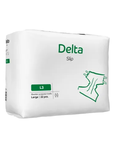 Delta Slip L3 3200 ml - Scutece incontinenta adulti - 22 buc
