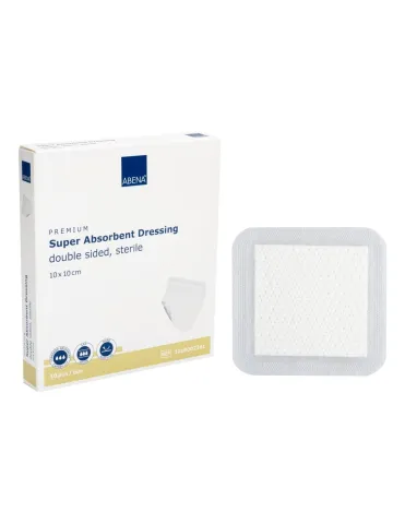 ABENA - Pansament steril superabsorbant SAP, 10 x 10 cm - 10 buc