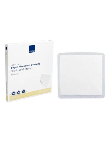 ABENA - Pansament steril superabsorbant SAP, 20 x 20 cm - 10 buc