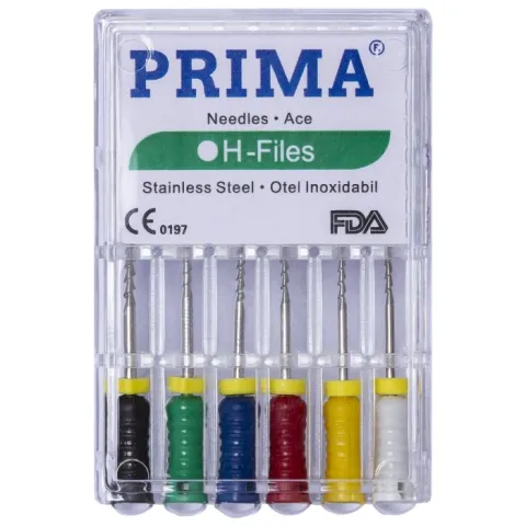 Ace HEADSTROM H-FILES asortate PRIMA, marimi 45-80, 25mm, 6 bucati